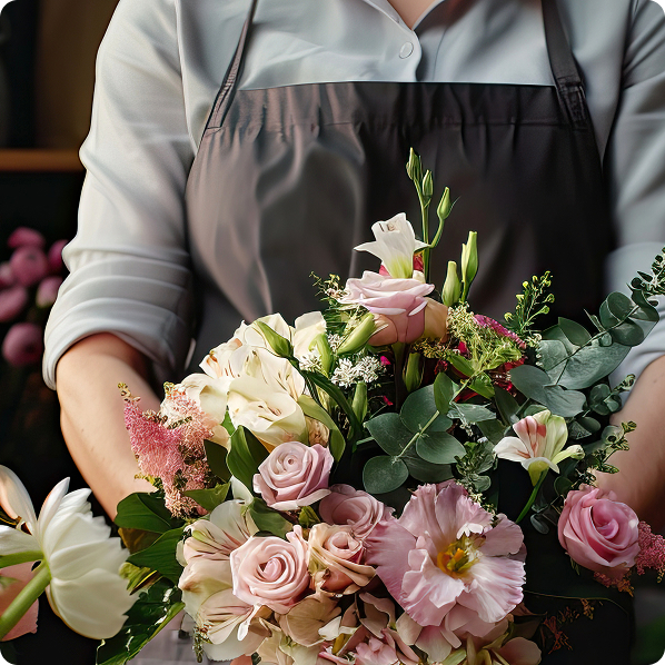 custom floral banner