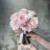 Blush Rose Bridal Bouquet Edmonton with pastel pink garden roses